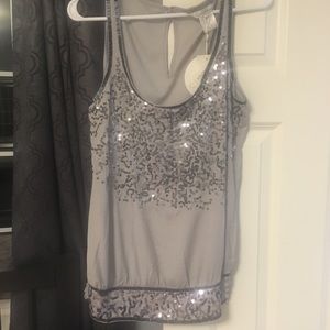 Sequined top. Brand new with tags